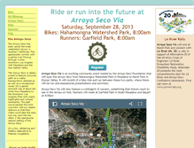 Tablet Screenshot of bike.arroyoseco.org